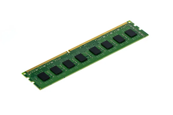 Image Ram Memory White Background Equipment Computer Hardware — Stock Photo, Image