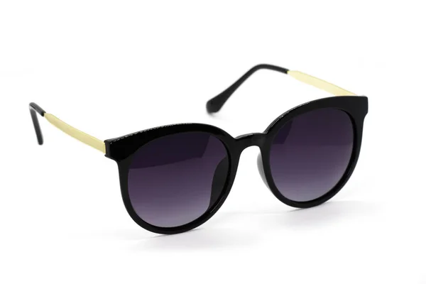 Bild Moderna Fashionabla Solglasögon Isolerad Vit Bakgrund Glasögon — Stockfoto
