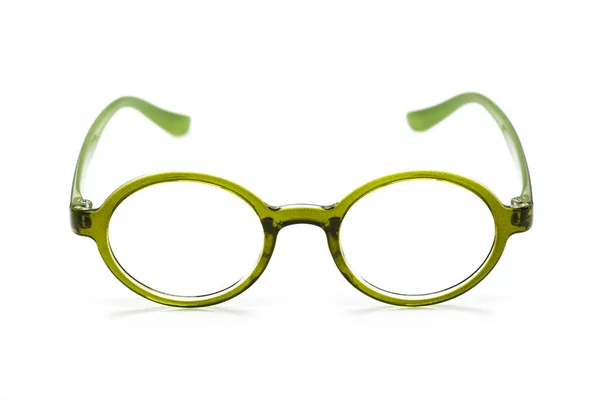 白を基調としたモダンなファッショナブルな眼鏡 アイウェア メガネのイメージ — ストック写真