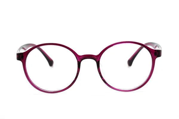 Obraz Nowoczesnych Modnych Okularów Odizolowanych Białym Tle Okulary Okulary — Zdjęcie stockowe