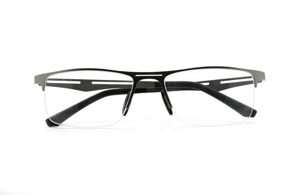Bild Der Modernen Modischen Brille Isoliert Auf Weißem Hintergrund Brille — Stockfoto