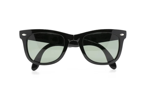 Afbeelding Van Moderne Modieuze Zonnebril Geïsoleerd Witte Achtergrond Bril — Stockfoto