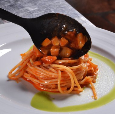 Sebze hazırlık spagetti 