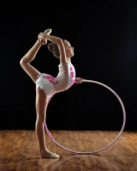 Rytmisk gymnastik Tjej — Stockfoto