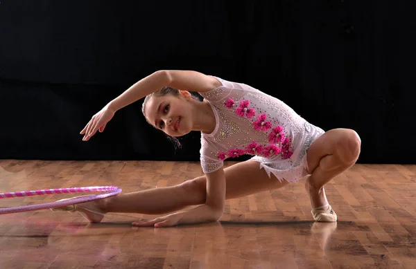 Rytmisk gymnastik Tjej — Stockfoto