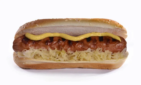 Tasty fresh made hotdog — Stock Photo, Image