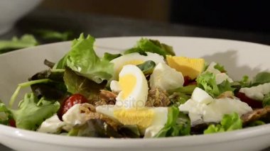 lezzetli yumurta salatası