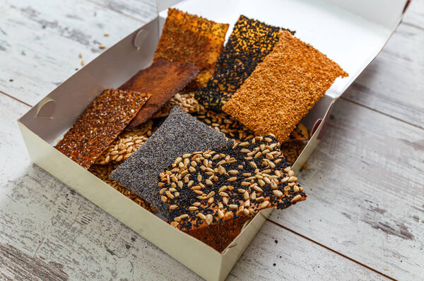  seed crackers in box