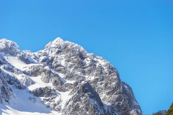 Top Hegység Borított Dél Alpok Zéland — Stock Fotó