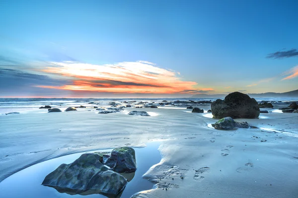 Grande Pietra Masso Moeraki Nuova Zelanda — Foto Stock