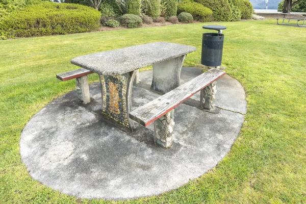 Table Chair Garden Park — Stock Photo, Image