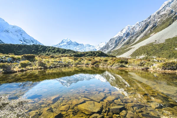 Lake with clear reflection — Stock Photo, Image