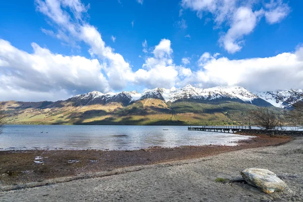 湖山在新西兰心血来潮 — 图库照片
