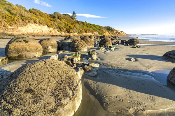 Grande Pierre Rocher Moeraki Nouvelle Zélande — Photo