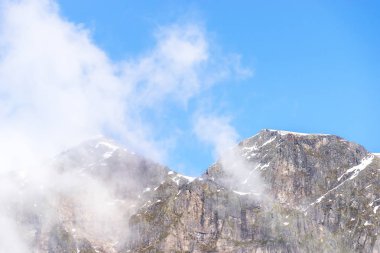Dağları kar - Güney Alpler'in, Yeni Zelanda ile kaplı