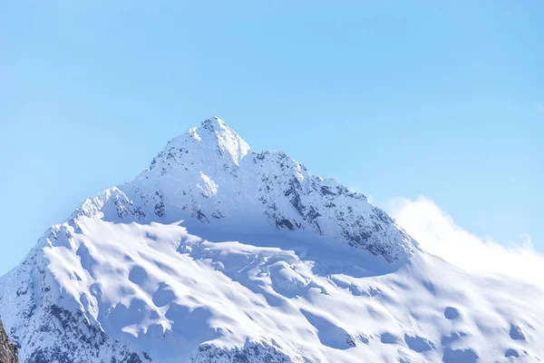 Góry Pokryte Śniegiem Alpy Południowe Nowa Zelandia — Zdjęcie stockowe