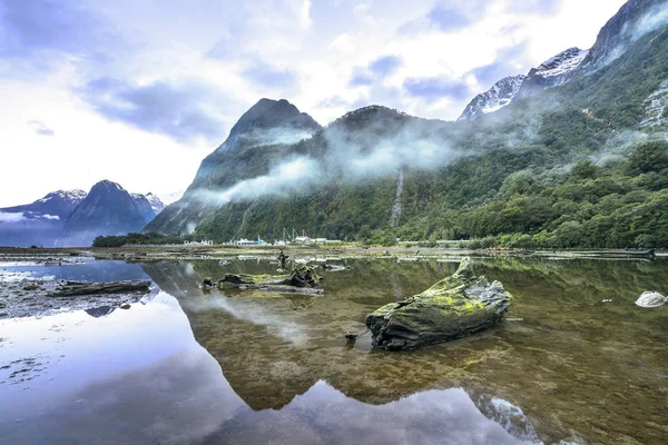 Milford Sound Fiordland Nový Zéland — Stock fotografie