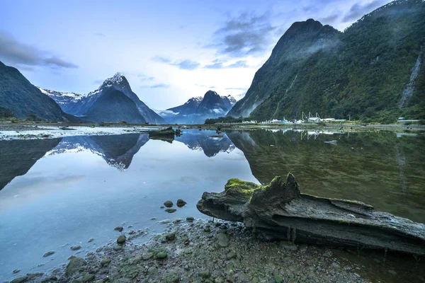 Milford Sound Fiordland Nový Zéland — Stock fotografie