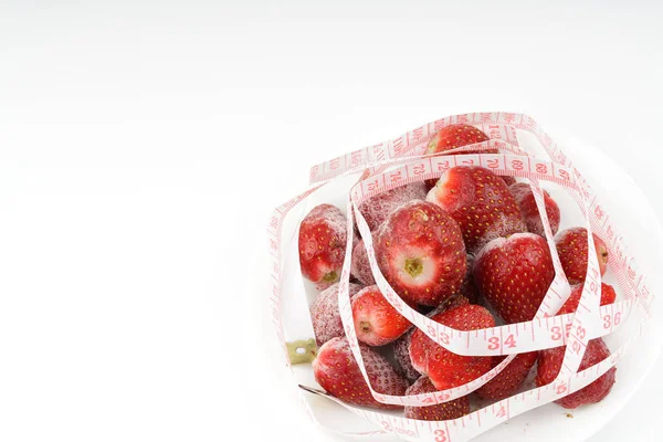 Fresas congeladas con concepto saludable — Foto de Stock