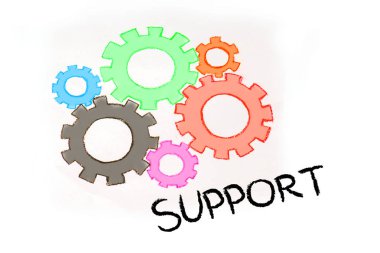 Dişli metin kavramsal çizimler.