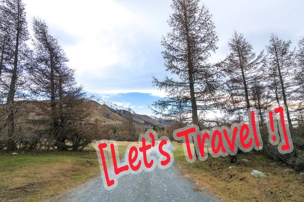 Street Glentenner Campsite New Zealand — Stock Photo, Image