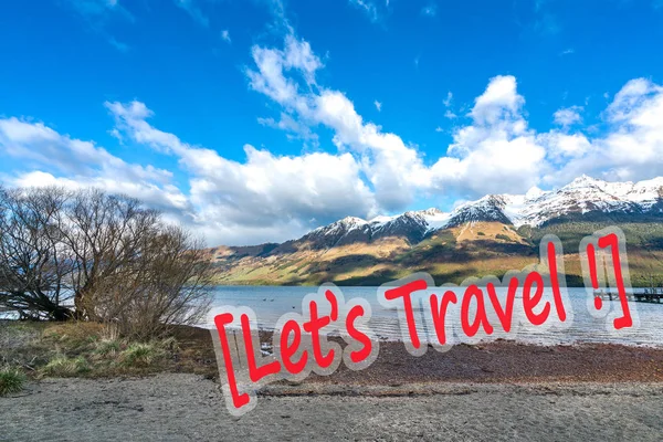 Göl Dağı Glenorchy Yeni Zelanda — Stok fotoğraf