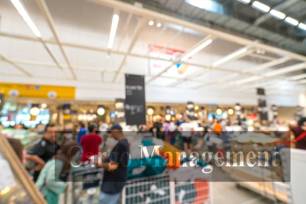 Armazém Armazém Com Fundo Desfocado — Fotografia de Stock