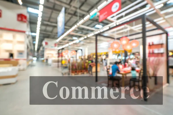 Armazém Armazém Com Fundo Desfocado — Fotografia de Stock