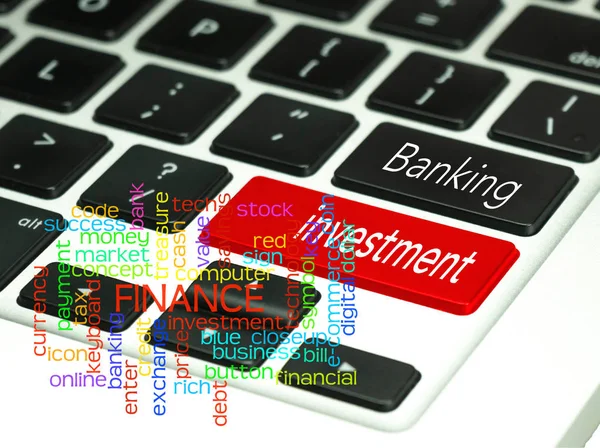Banking Concept Keyboard Button — Stock Photo, Image