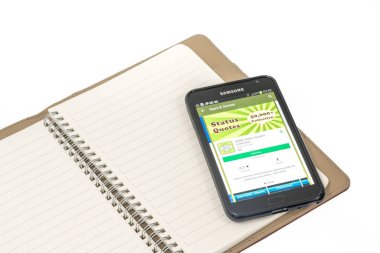 Kuala Lumpur, Malezya - 9 Şubat 2017: Akıllı telefonda Android uygulamaları.