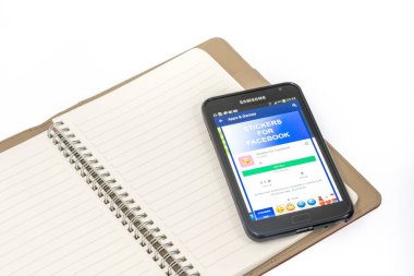 Kuala Lumpur, Malezya - 9 Şubat 2017: Akıllı telefonda Android uygulamaları.
