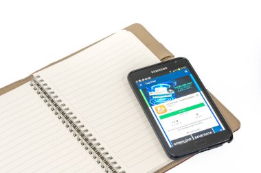 Kuala Lumpur, Malezya - 9 Şubat 2017: Akıllı telefonda Android uygulamaları.