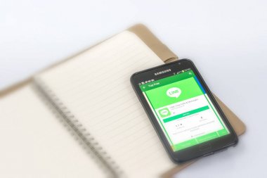 Kuala Lumpur, Malezya - 9 Şubat 2017: Akıllı telefonda Android uygulamaları.