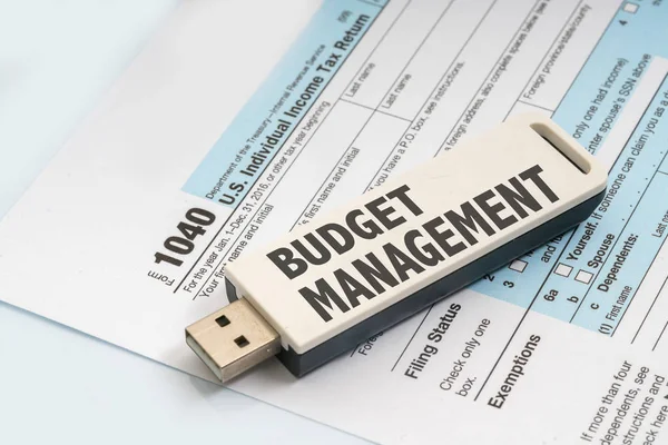 Pendrive Con Texto Forma Fiscal — Foto de Stock