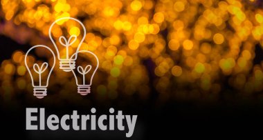 Soyut dairesel bokeh arka planını Led bulblight