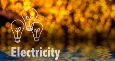 Soyut dairesel bokeh arka planını Led bulblight