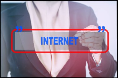 teknoloji metin konsepti.