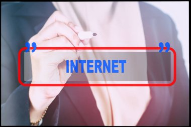 teknoloji metin konsepti.