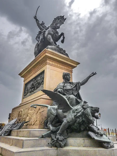 Venecia Italia Mayo 2017 Monumento León Vittorio Emanuele — Foto de Stock