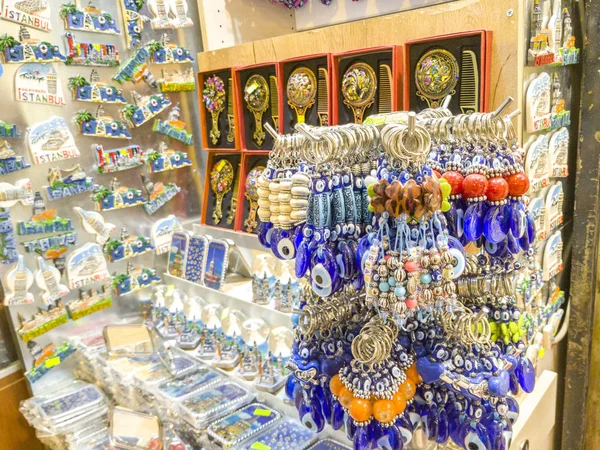 Ankara Turquie Mai 2017 Objets Multicolores Boutique Souvenirs — Photo