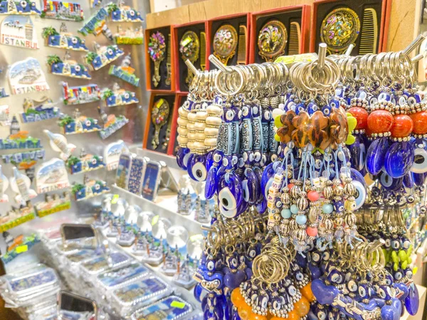 Ankara Turquie Mai 2017 Objets Multicolores Boutique Souvenirs — Photo