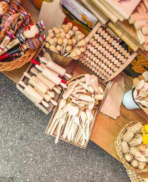 Souvenir bij straat shop — Stockfoto