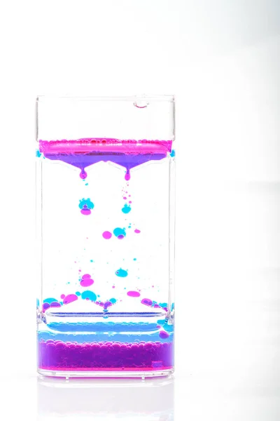 Farbige Blasen Aus Gemischt Mit Wasser — Stockfoto