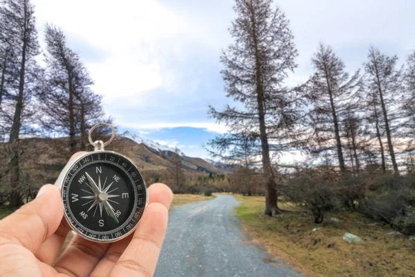 Pusula ve sokak arka plan glentenner kamp alanında, Yeni Zelanda