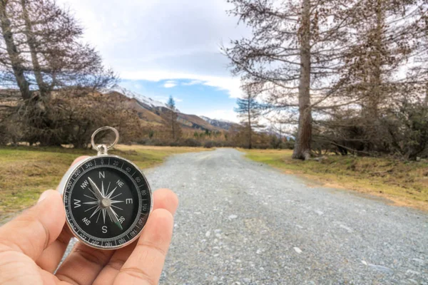 Pusula ve sokak arka plan glentenner kamp alanında, Yeni Zelanda