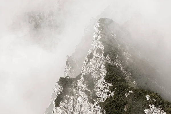 Misty mountains ridge — Stock Photo, Image
