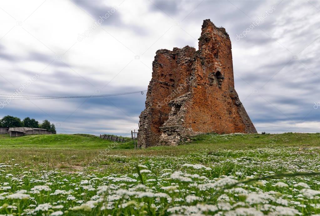 Novogrudok fortress ruins