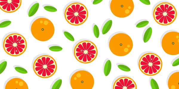 Tło Grejpfruta Pomarańczowy Mandarynkowy Cytrynowy Cytrynowy Limonka Białym Tle Wektorowa — Wektor stockowy