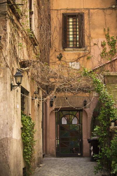 Old alley in Rome