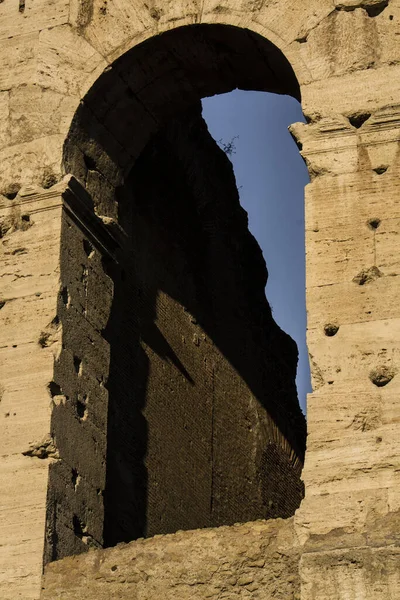 Detalhe Colosseum Roma — Fotografia de Stock